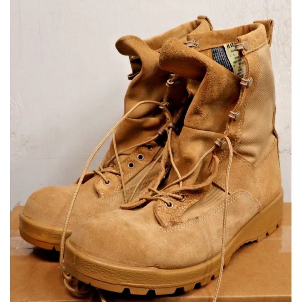 BATES Mens 11 W Gore-Tex Military Boots Temperate Brown Combat E33100A Composite
